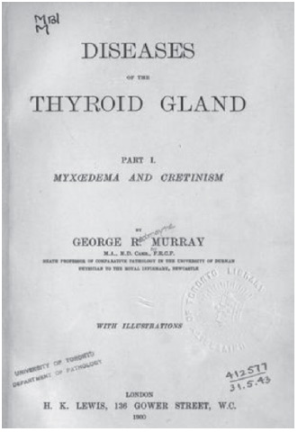 Figura 1. Facsímil del libro de George Murray sobre