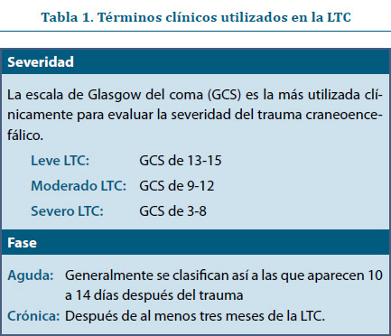 Tabla 1. Términos clínicos utilizados en la LTC